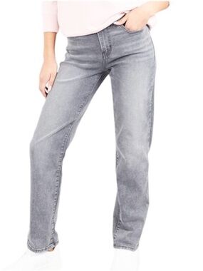 Levi’s 724 High Rise Straight Jeans Women’s Size 25 Grey Ghost (25”X29”)
